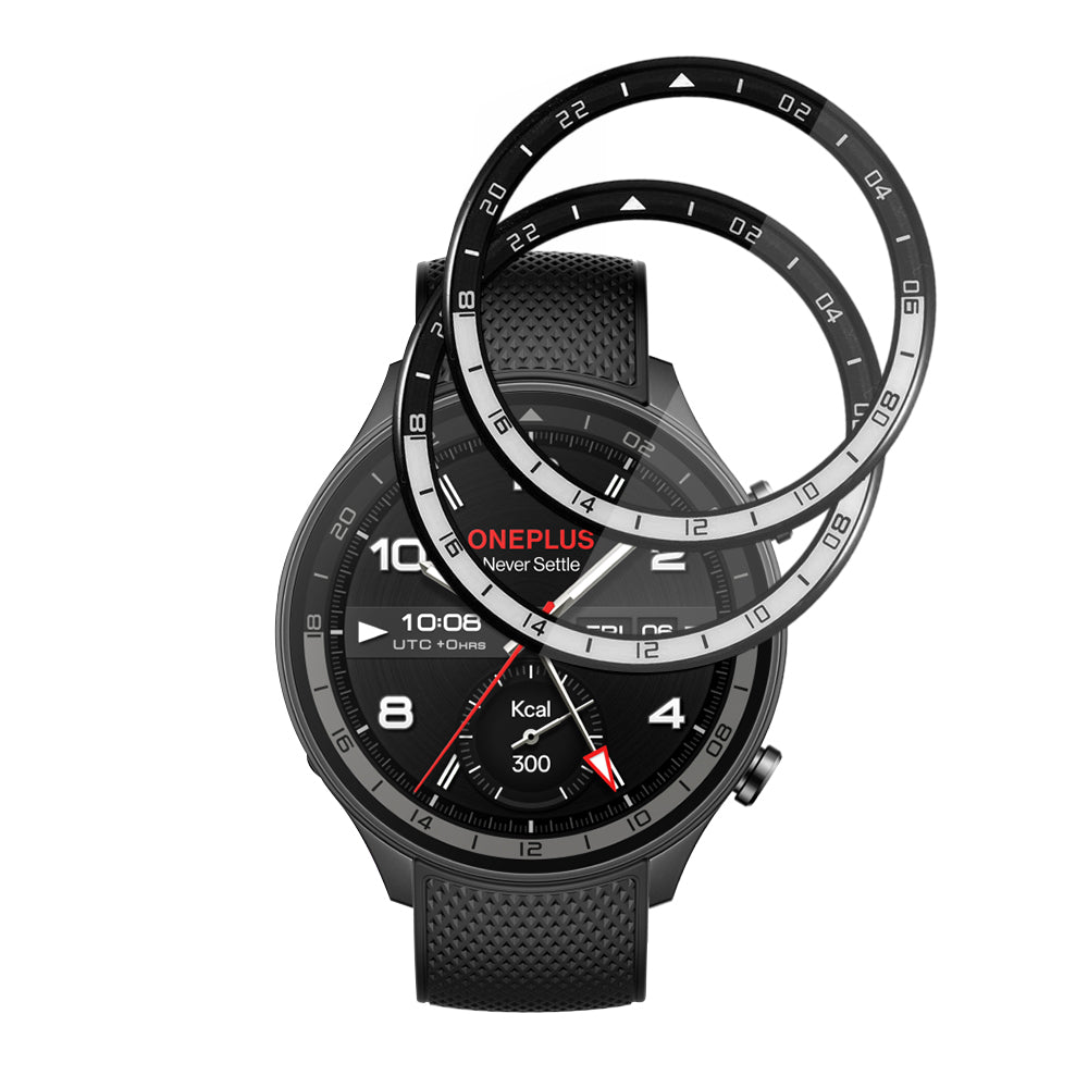 Accesoriu smartwatch Techsuit Nano Flex (set de 2) compatibil cu OnePlus Watch 2R, Negru