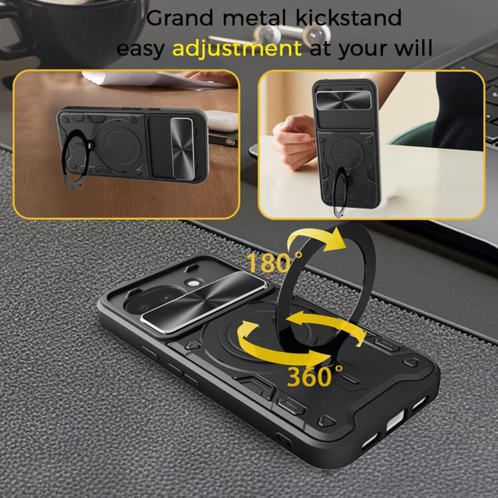 Husa de protectie Techsuit CamGuard Pro compatibil cu Google Pixel 10a, Negru