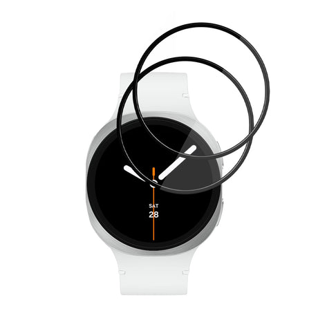 Accesoriu smartwatch Techsuit Nano Flex (set de 2) compatibil cu Samsung Galaxy Watch8 44mm, Negru