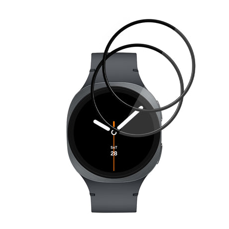 Accesoriu smartwatch Techsuit Nano Flex (set de 2) compatibil cu Samsung Galaxy Watch8 40mm, Negru