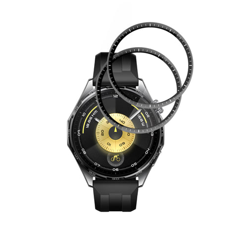 Accesoriu smartwatch Techsuit Nano Flex (set de 2) compatibil cu Huawei Watch GT 6 46mm, Negru