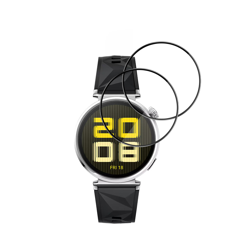 Accesoriu smartwatch Techsuit Nano Flex (set de 2) compatibil cu Huawei Watch GT 5 41mm, Negru
