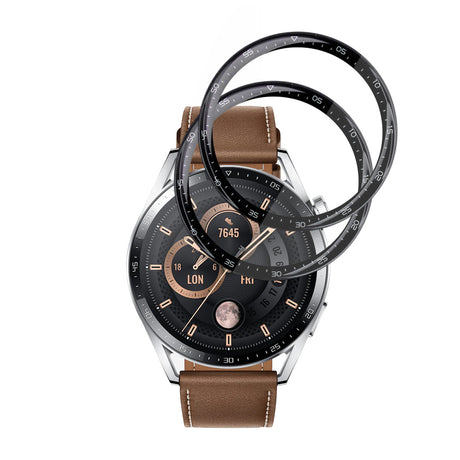 Accesoriu smartwatch Techsuit Nano Flex (set de 2) compatibil cu Huawei Watch GT 3 46mm, Negru