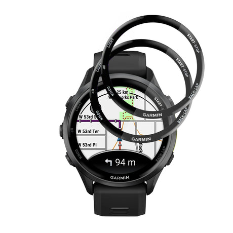 Accesoriu smartwatch Techsuit Nano Flex pentru Garmin Forerunner 970 / Garmin Forerunner 570 47mm, neagră
