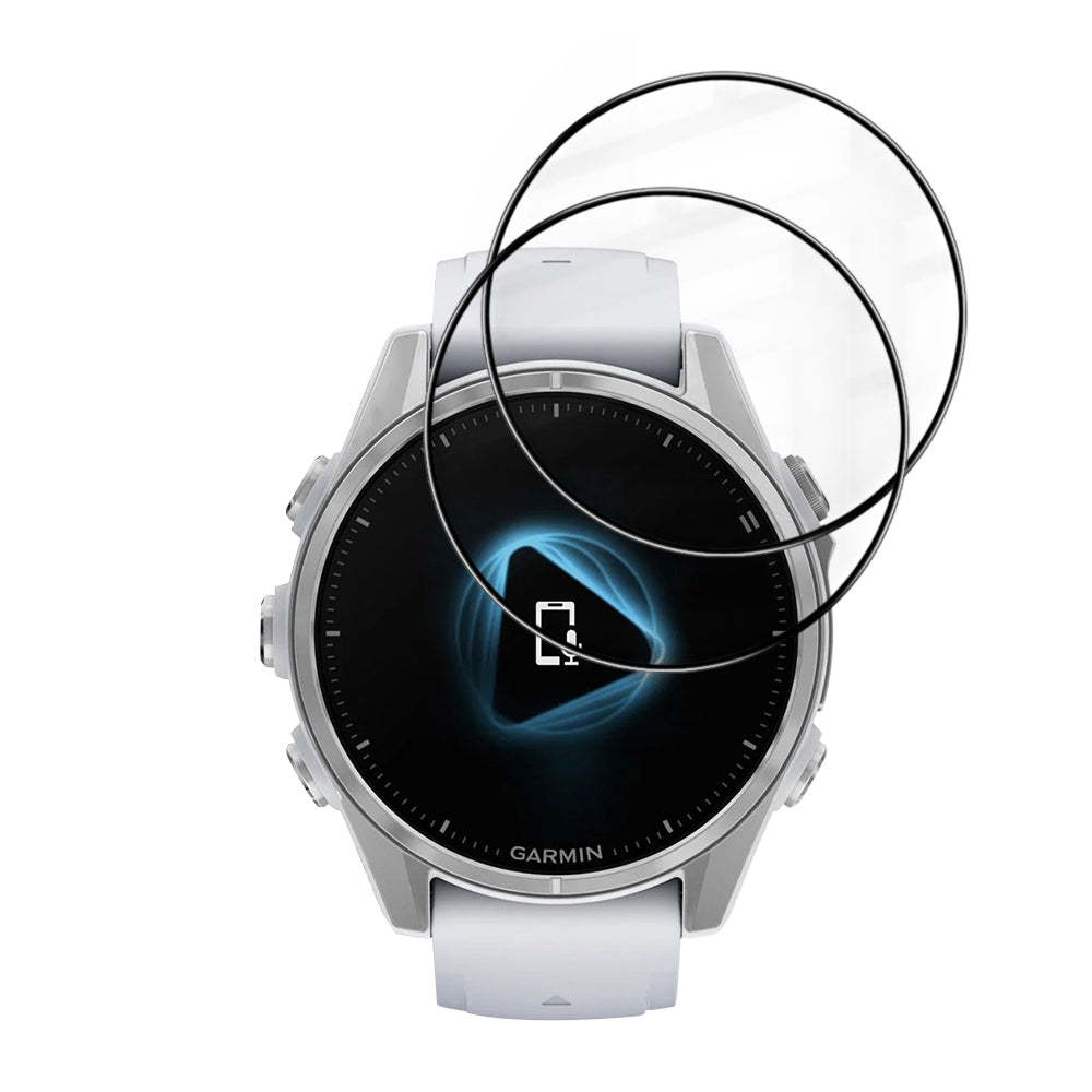 Accesoriu smartwatch Techsuit Nano Flex (set de 2) compatibil cu Garmin Fenix 8 43mm, Negru