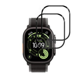 Accesoriu smartwatch Techsuit Nano Flex (set de 2) compatibil cu Apple Watch Ultra / Ultra 2 / Ultra 3, Negru