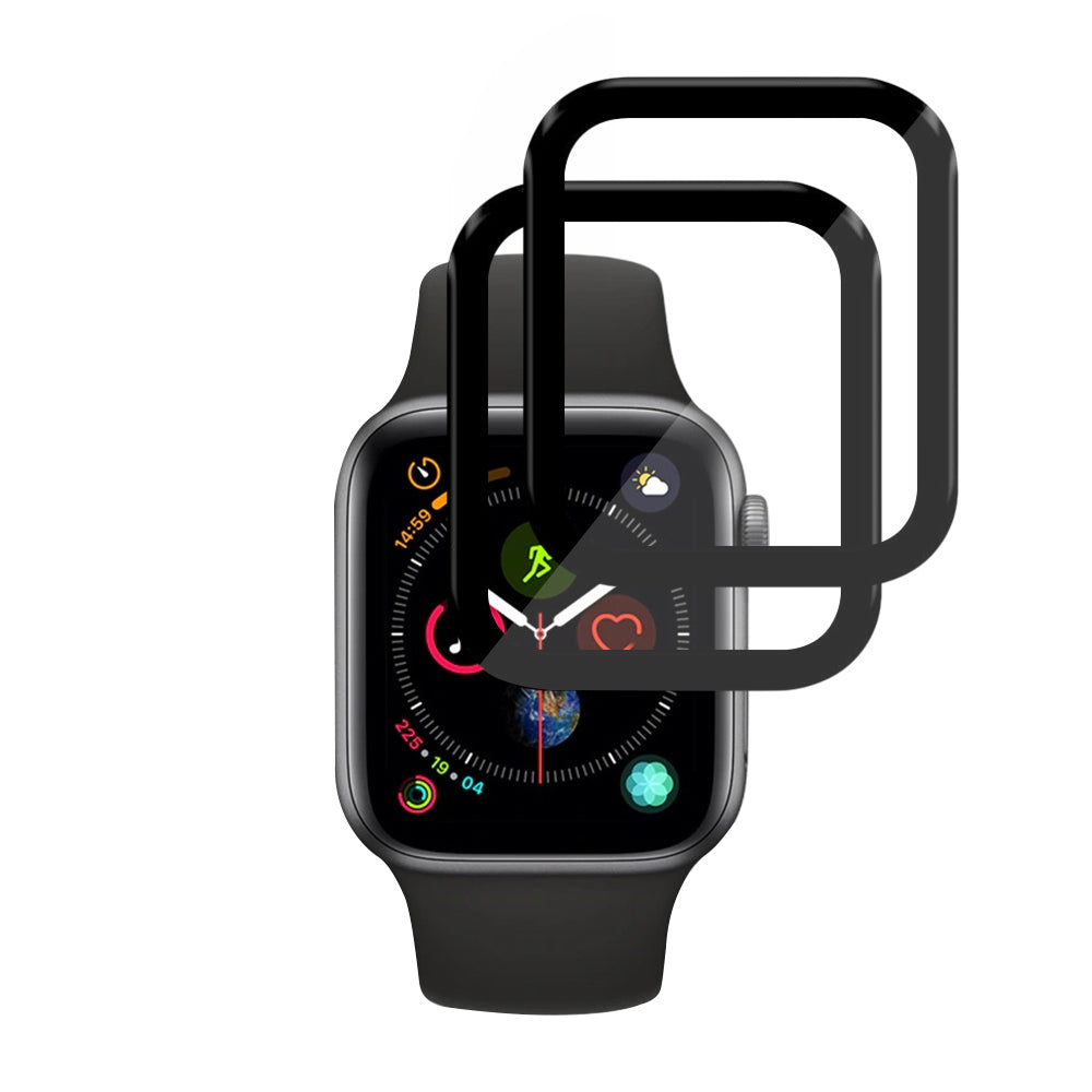 Accesoriu smartwatch Techsuit Nano Flex (set de 2) compatibil cu Apple Watch 4 / 5 /6 / SE / SE 2 / SE 3 40mm, Negru