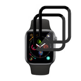Accesoriu smartwatch Techsuit Nano Flex (set de 2) compatibil cu Apple Watch 4 / 5 /6 / SE / SE 2 / SE 3 40mm, Negru