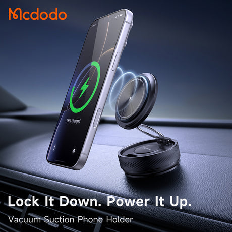 Suport pentru Auto Telefon cu Alimentare Wireless, 15W - Mcdodo (CH-8610) - Black