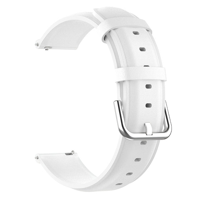 Curea smartwatch Techsuit Watchband 22mm (W007PU) compatibil cu Samsung Galaxy Watch (46mm)/Watch 3/Gear S3, Huawei Watch GT/GT 2/GT 3 (46mm), Alb