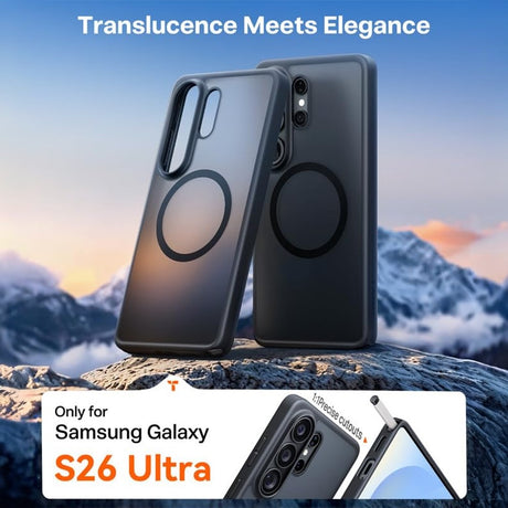 Husa de protectie Torras Guardian Magnetic Series compatibil cu Samsung Galaxy S26, Negru
