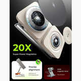 Suport Birou Lisen YL0223110006, Incarcare Wireless 15W, Pliabil, Alb