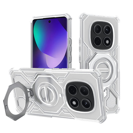 Husa de protectie Techsuit Carbon Shield PRO compatibil cu Xiaomi Redmi Note 15 5G / Poco M8 5G, Alb Transparent