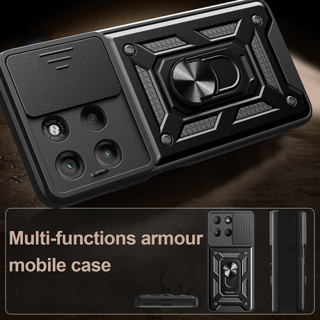 Husa de protectie Techsuit CamShield Series compatibil cu Motorola Moto G77 / G67, Albastru