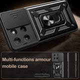 Husa de protectie Techsuit CamShield Series compatibil cu Motorola Moto G77 / G67, Negru