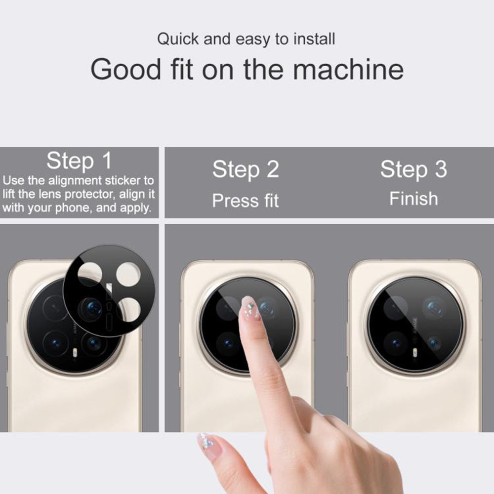Folie de protectie Techsuit Full Camera Glass compatibil cu Honor Magic8 Pro, Negru
