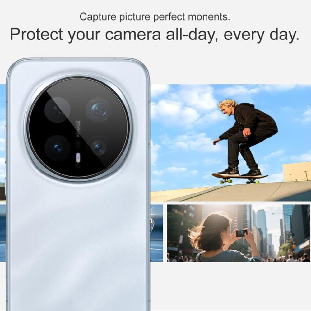 Folie de protectie Techsuit Full Camera Glass compatibil cu Honor Magic8 Pro, Negru