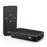 Adaptor Ugreen KVM Switch CM332 (80125), 3x HDMI, 4K@30Hz, 1x Micro USB, RGB Video, 8-channel LPCM, Negru