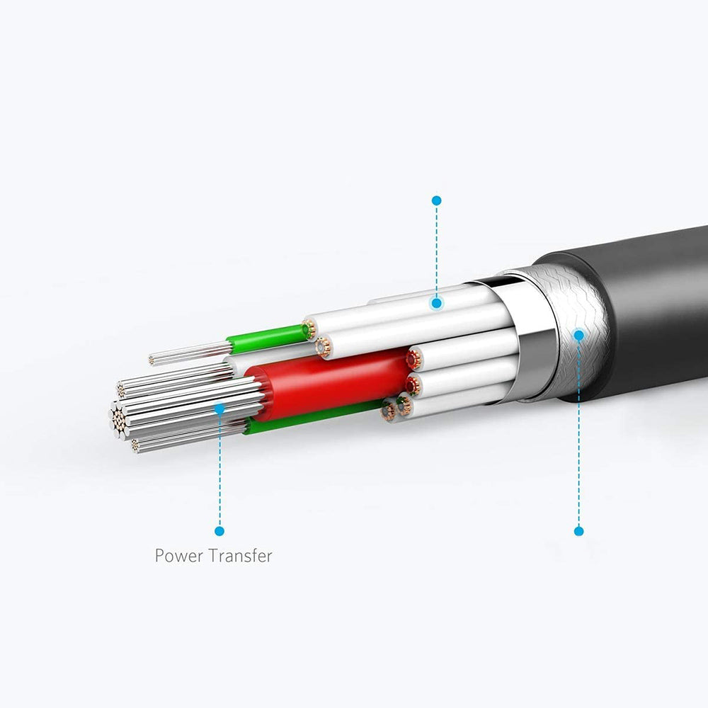 Cablu Borofone Energy Series (BX121), Type-C to Lightning, PVC, 27W, 1m, Negru