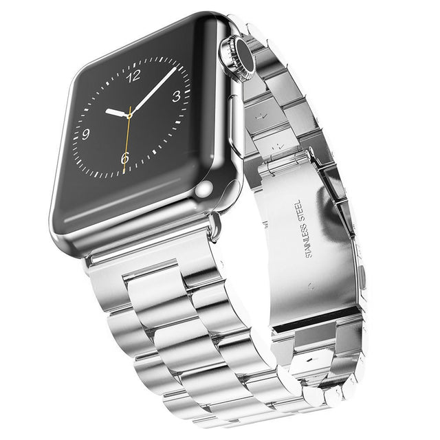 Curea smartwatch Techsuit Watchband (W036) compatibil cu Apple Watch 1/2/3/4/5/6/7/8/9/10/11/SE/SE 2/SE 3 (38/40/41/42mm), Argintiu