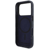 Husa de protectie Karl Lagerfeld Leather KL Monogram Logo MagSafe (KLHMP17L5PGKLMCB) compatibil cu iPhone 17 Pro, Albastru