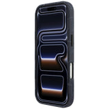 Husa de protectie Karl Lagerfeld Leather KL Monogram Logo MagSafe (KLHMP17L5PGKLMCB) compatibil cu iPhone 17 Pro, Albastru