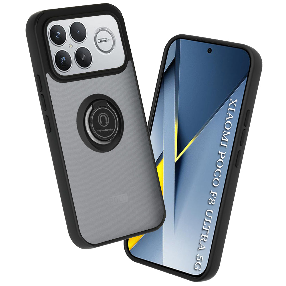 Husa de protectie Techsuit Glinth compatibil cu Xiaomi Poco F8 Ultra, Negru