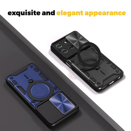 Husa de protectie Techsuit CamGuard Pro compatibil cu Motorola Moto G77 / G67, Negru