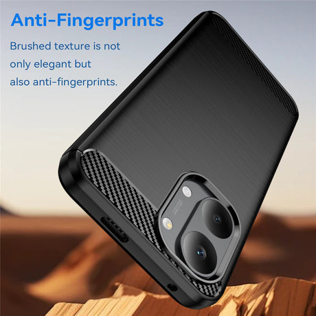 Husa de protectie Techsuit Carbon Silicone compatibil cu Xiaomi Poco X8 Pro Max, Negru