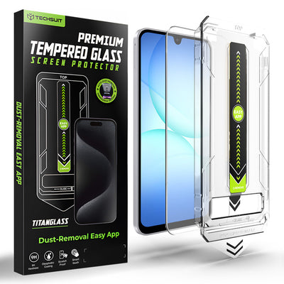 Folie de protectie Techsuit TitanGlass CrystalHD compatibil cu Samsung Galaxy A16 4G / A16 5G / A17 5G, Transparent