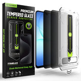 TechSuit Folie de protectie Techsuit TitanGlass CrystalHD (set de 2) compatibil cu Samsung Galaxy A16 4G / A16 5G / A17 