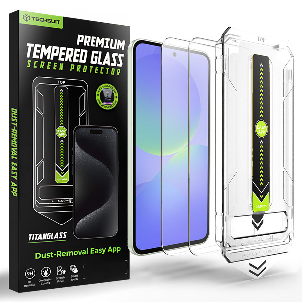 Folie de protectie Techsuit TitanGlass CrystalHD compatibil cu Samsung Galaxy A36 5G / A37 5G, Transparent