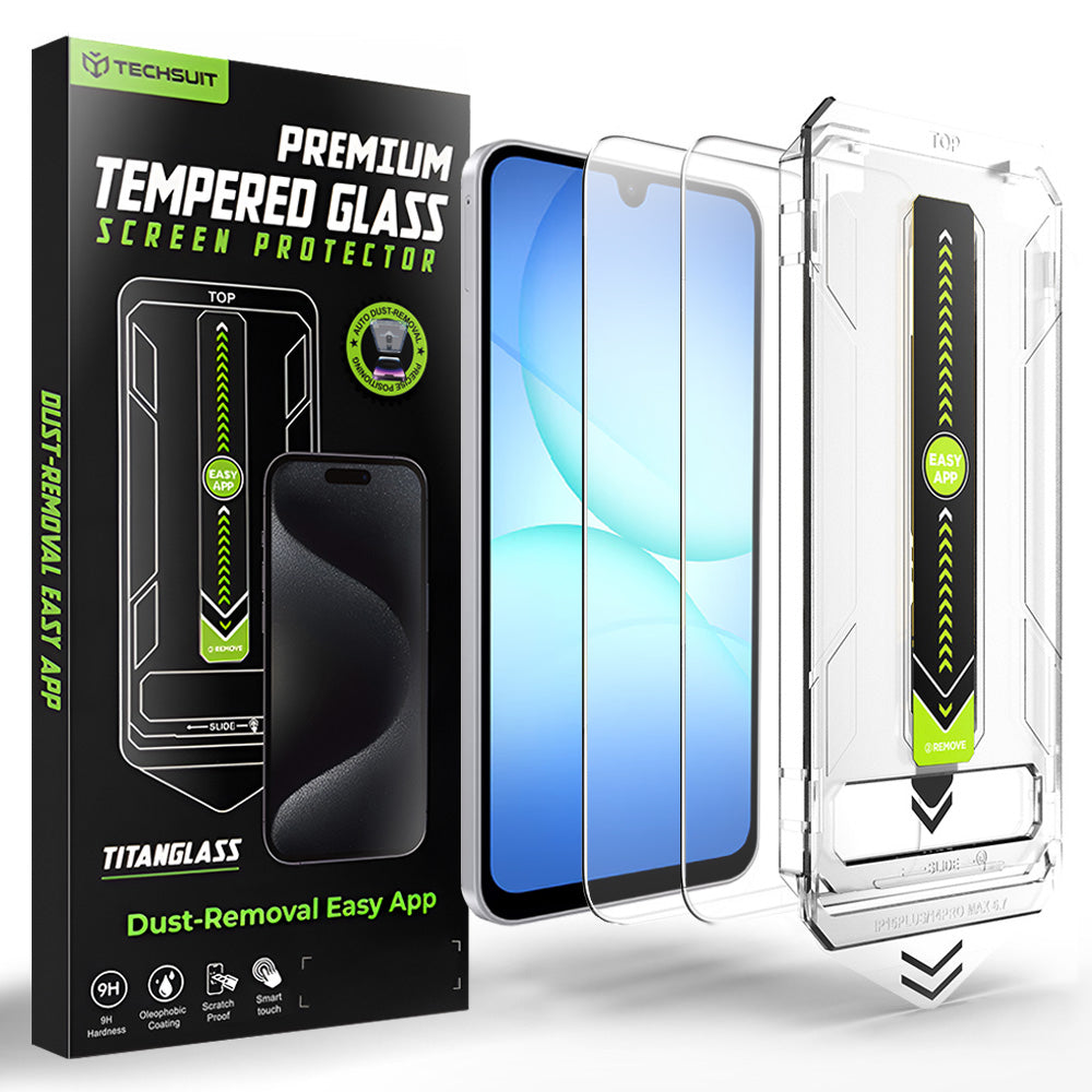 Folie de protectie Techsuit TitanGlass CrystalHD compatibil cu Samsung Galaxy A16 4G / A16 5G / A17 5G, Transparent