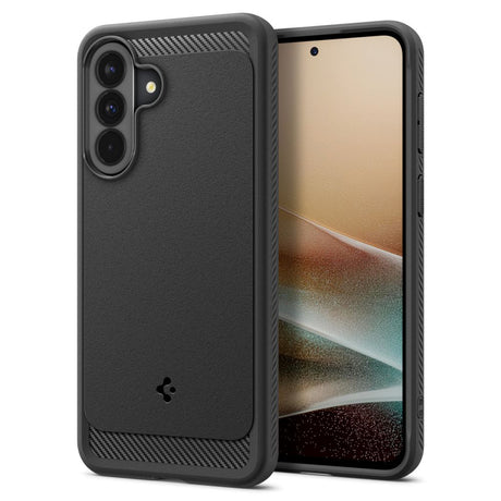Husa de protectie Spigen Rugged Armor (ACS09795) compatibil cu Samsung Galaxy A37 5G, Negru