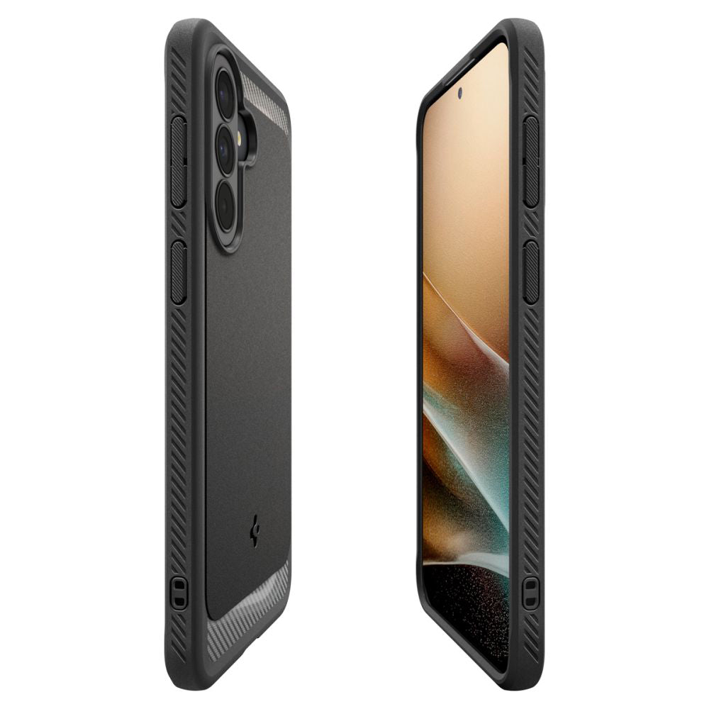 Husa de protectie Spigen Rugged Armor (ACS09795) compatibil cu Samsung Galaxy A37 5G, Negru