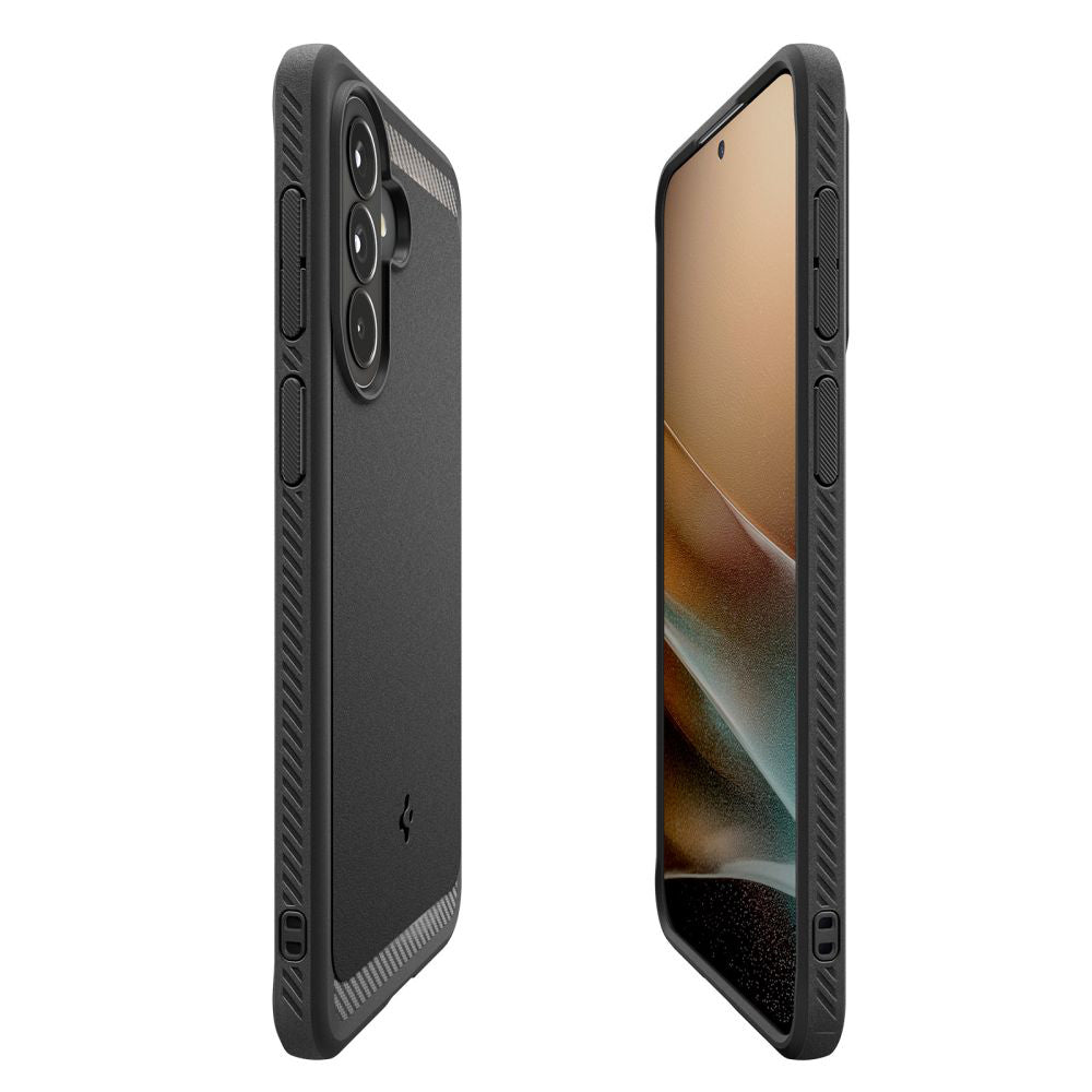 Husa de protectie Spigen Rugged Armor (ACS09794) compatibil cu Samsung Galaxy A57 5G, Negru