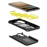 Husa de protectie Spigen Tough Armor (ACS11125) compatibil cu Samsung Galaxy A57 5G, Negru
