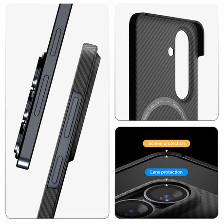 Husa de protectie Spigen Air Skin Aramid MagFit compatibil cu Samsung Galaxy S26 Plus, Negru