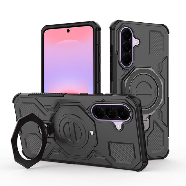 Husa de protectie Techsuit Carbon Shield PRO compatibil cu Samsung Galaxy A37 5G, Negru