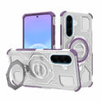 Husa de protectie Techsuit Carbon Shield PRO compatibil cu Samsung Galaxy A57 5G, Mov Transparent
