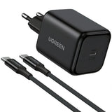 Incarcator Ugreen (65054), USB-C, 45W, GaN, Negru