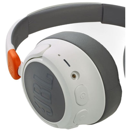 Casti audio wireless On-Ear JBL JR460NC, Bluetooth, Active Noise Cancelling, White (alb) - NotebookGsm