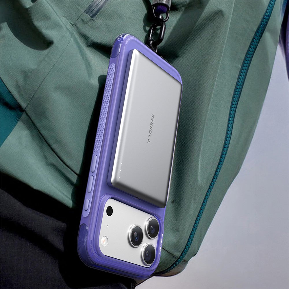 Husa de protectie Torras Ostand O3 Air compatibil cu iPhone 17 Pro Max, Verde