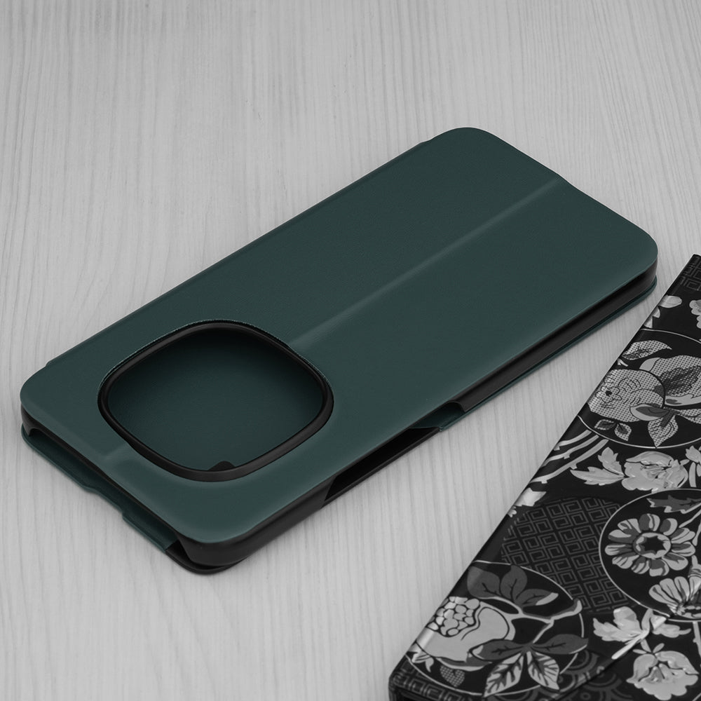 Husa de protectie Techsuit eFold Series compatibil cu Xiaomi Redmi Note 15 Pro+ 5G / Poco M8 Pro 5G, Verde Inchis