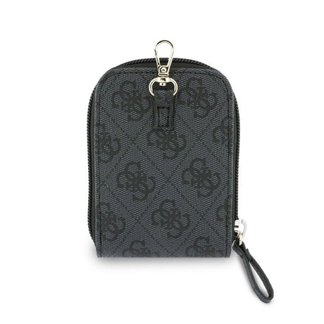 Suport Guess Universal Strap 4G Metal Logo (GUUCNKP4DGMK), with Small Purse for Accesories, Adjustable, Eco Leather, Negru