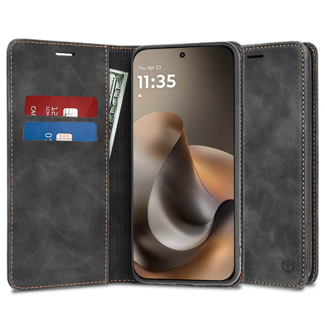 Husa de protectie Techsuit Confy compatibil cu Motorola Moto G77 / G67, Negru