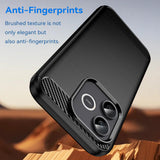 Husa de protectie Techsuit Carbon Silicone compatibil cu Honor 600 Lite, Negru