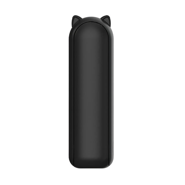 Techsuit Mini Portable Hand Fan (HZ001), 2000mAH, USB Rechargeable, 3 Speeds Adjustable, Negru