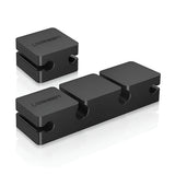 Cablu Ugreen Organizer 3+1 LP208 (70585), Main and Single, 4 Holder Clips, Negru