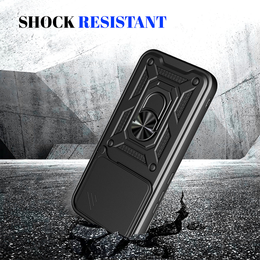 Husa de protectie Techsuit CamShield Series compatibil cu Honor 600 Lite, Albastru